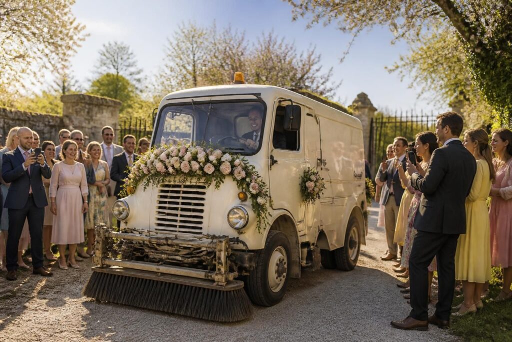 découvrez pourquoi choisir une voiture balai originale peut rendre votre mariage inoubliable, en ajoutant une touche unique et mémorable à votre grand jour.